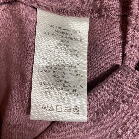 Free People Joi cropped cotton top purple M milkmaid y2k cottage corset whimsy - Picture 6 of 9